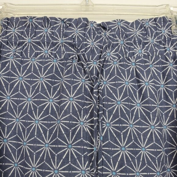 A New Day Linen Blend High Rise Pull-On Shorts Gray Blue White NEW NWT Size 2X - Picture 2 of 9